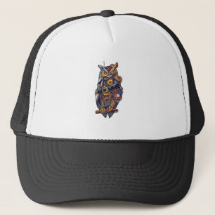 Steampunk Owl Trucker Hat