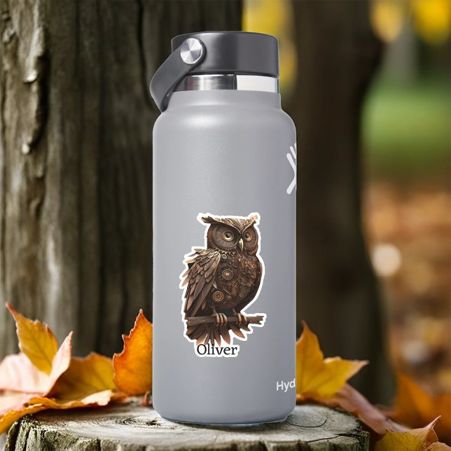 Steampunk Owl With Your Name (Creator Uploaded)