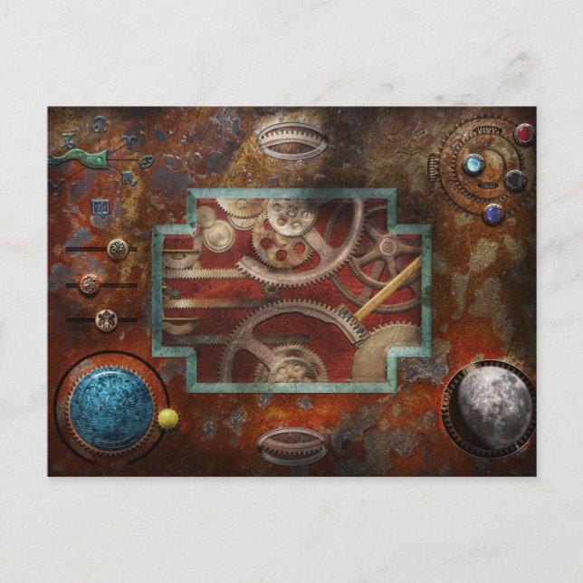 Steampunk - Pandora's box Postcard (Front)