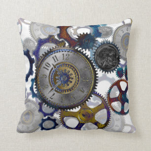 STEAMPUNK patterns Home decor Cushion