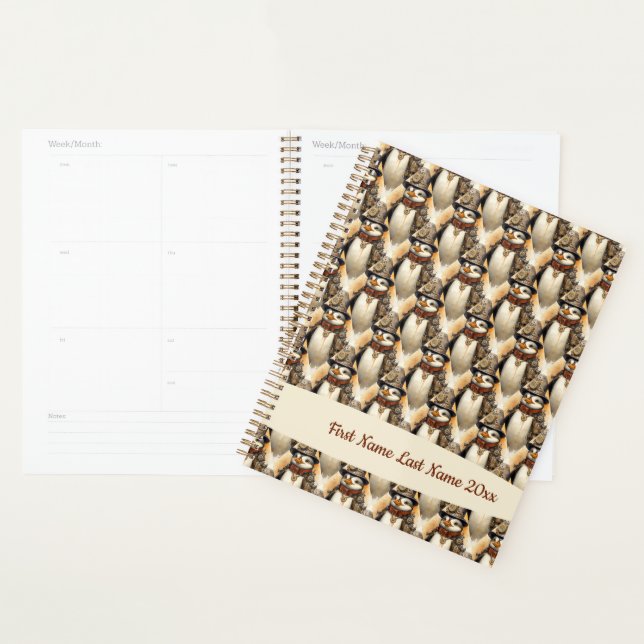 Steampunk Penguin 1 Pattern Planner (Display)