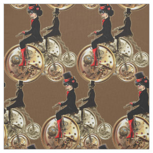 Steampunk pennyfarthing  cosplay time travel fabric