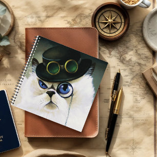 Steampunk Persian Cat Notebook