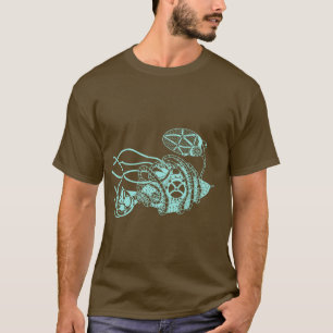 Steampunk Phage vs. Bacteria T-Shirt