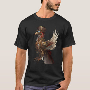 Steampunk Phoenix Rising Resurrection Rebirth New T-Shirt