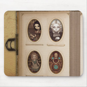 Steampunk Photo Album Mousepad