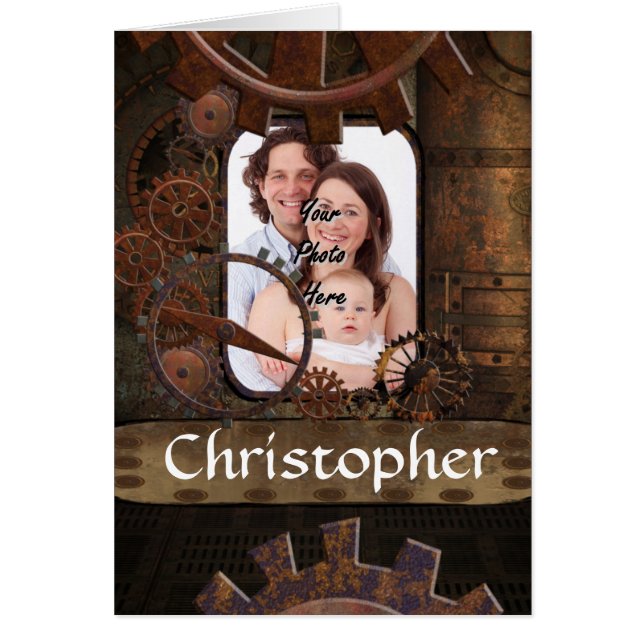 Steampunk photo background (Front)