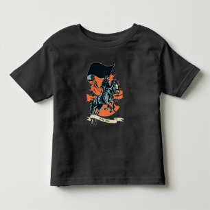 Steampunk Plague Rider Doctor on Horseback w/Flag Toddler T-Shirt