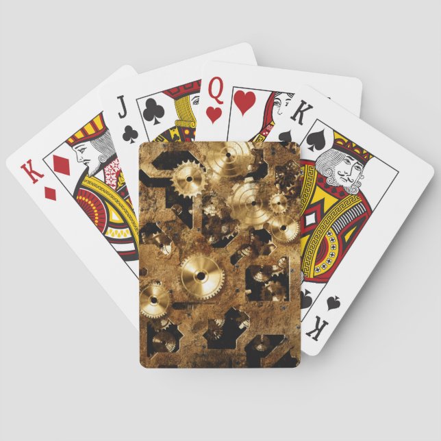 Steampunk Playing Cards (Back)