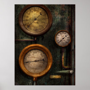Steampunk - Plumbing - Gauging success Poster