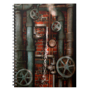 Steampunk - Plumbing - Pipes and Valves Notebook