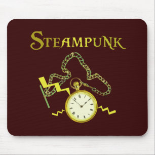 Steampunk Pocketwatch Mouse Mat