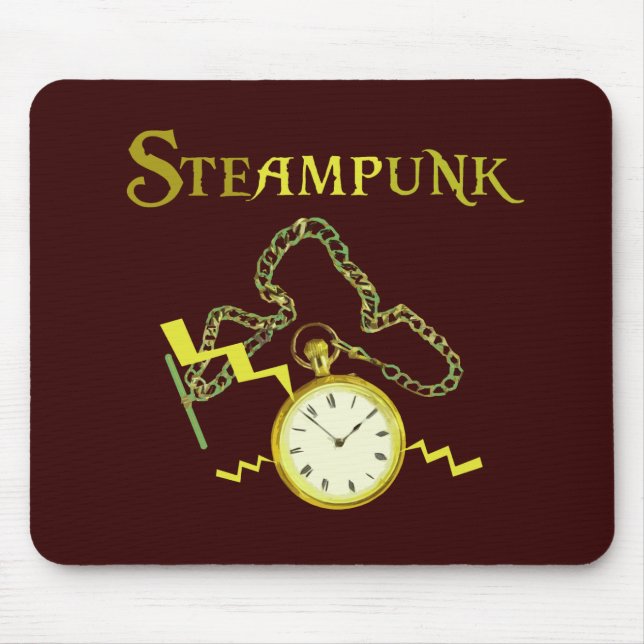 Steampunk Pocketwatch Mouse Mat (Front)