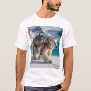 Steampunk Polar Bear Warrior T-Shirt