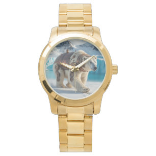 Steampunk Polar Bear Warrior Watch