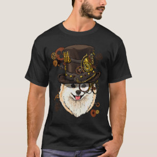 Steampunk Pomeranian Dog Steampunk Lovers T-Shirt