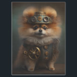 Steampunk Pomeranian Tissue Paper<br><div class="desc">This is an AI image I created using Midjourney.</div>