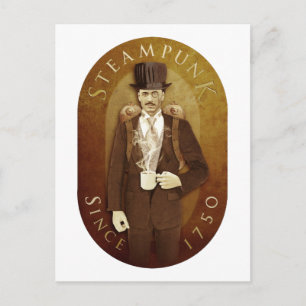 STEAMPUNK POSTCARD