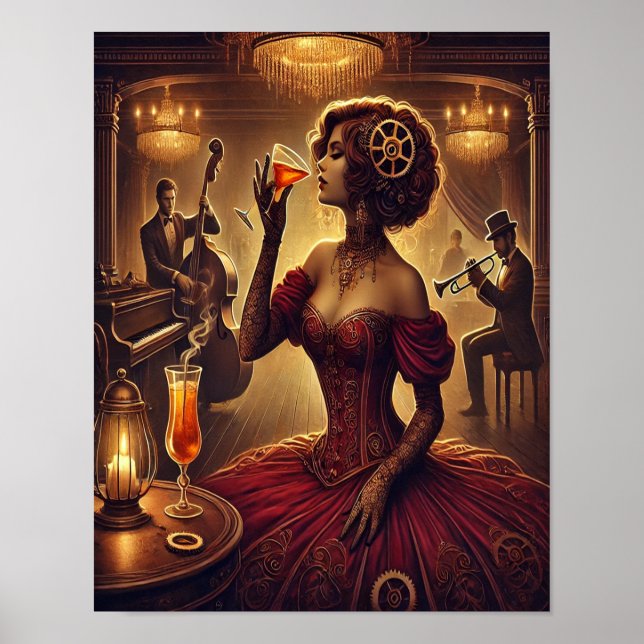 Steampunk Poster 22, The Blackout Seductress (Front)