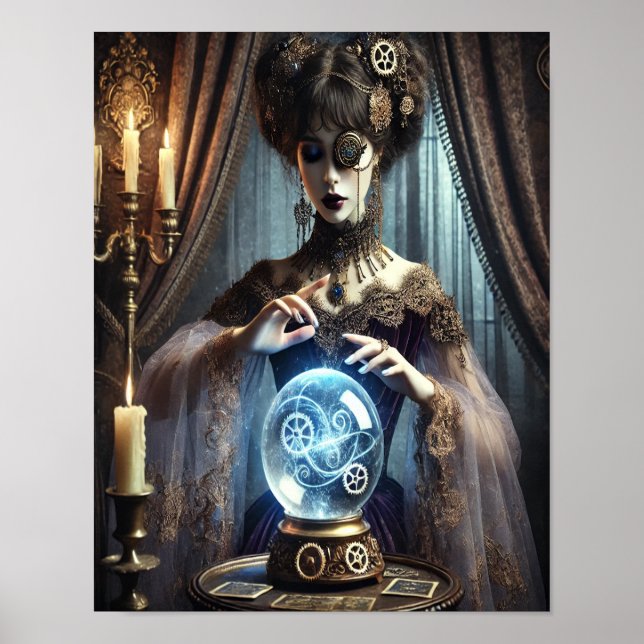 Steampunk Poster 44, The Spirit Medium’s Séance   (Front)