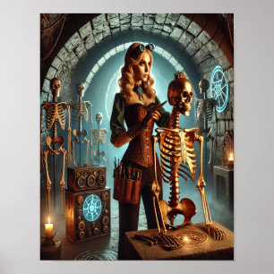 Steampunk Poster 48 The Necrotech Enchantress