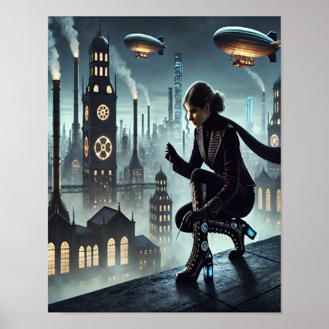 Steampunk Poster 65 The Velvet Assassin (Front)