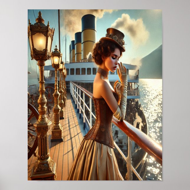 Steampunk Poster 74 The Steamship Heiress (Front)