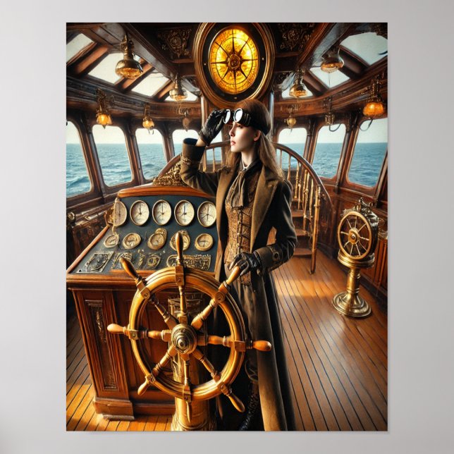Steampunk Poster 75 The Nautical Navigator (Front)