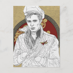 Steampunk Punk Postcard