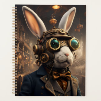 Steampunk Rabbit and Fox Planner