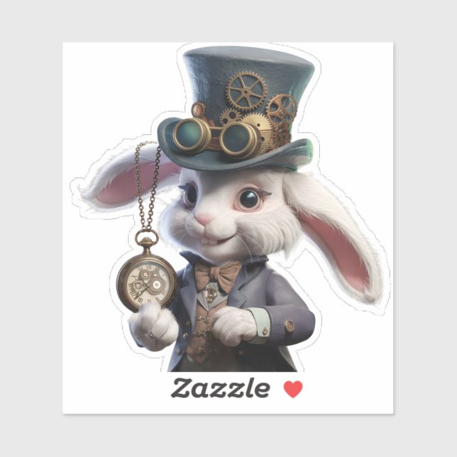 Steampunk Rabbit Illustration (Sheet)