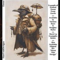 Steampunk Raven Explorer Adventurer EG7L Decoupage