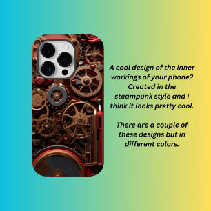 Steampunk red Case-Mate iPhone 14 pro case