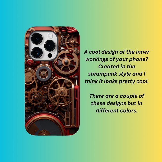 Steampunk red  Case-Mate iPhone case (Creator Uploaded)