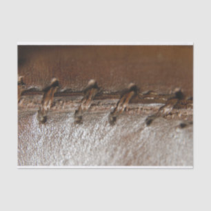 steampunk renaissance primitive stitched leather tissue paper