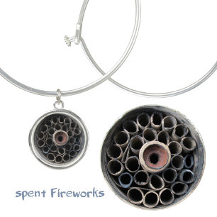 Steampunk Rings of Circles Pyrotechnic Bangle Bracelet