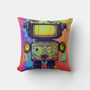 Steampunk robot cushion