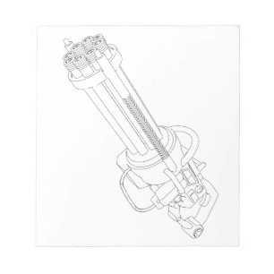 Steampunk Rotation Gun Notepad