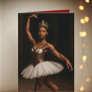 Steampunk Royal Ballerina Elegant Fantasy Card