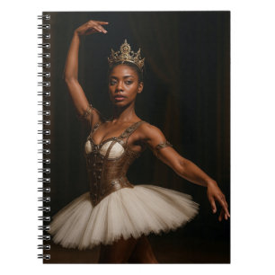 Steampunk Royal Ballerina Elegant Fantasy Notebook