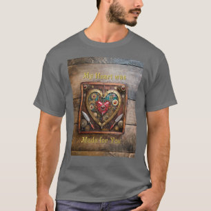 Steampunk Rubies And Daggers Warrior Valentine T-Shirt