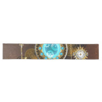 Steampunk Rusty Background with Turquoise Lenses
