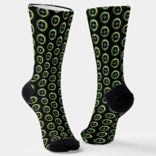 Steampunk Rusty Clockwork Gears Socks