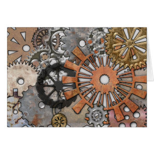 STEAMPUNK RUSTY GEARS