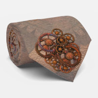 Steampunk Rusty Metal Gears With Shadows