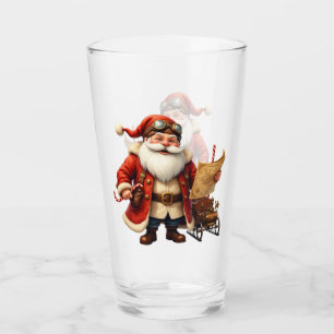 Steampunk Santa Claus – Vintage Christmas Adventur Glass