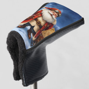 Steampunk Santa Claus – Vintage Christmas Adventur Golf Head Cover