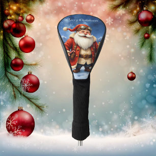 Steampunk Santa Claus – Vintage Christmas Adventur Golf Head Cover