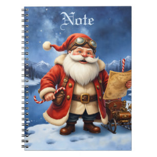 Steampunk Santa Claus – Vintage Christmas Adventur Notebook