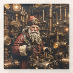 Steampunk Santa Coaster